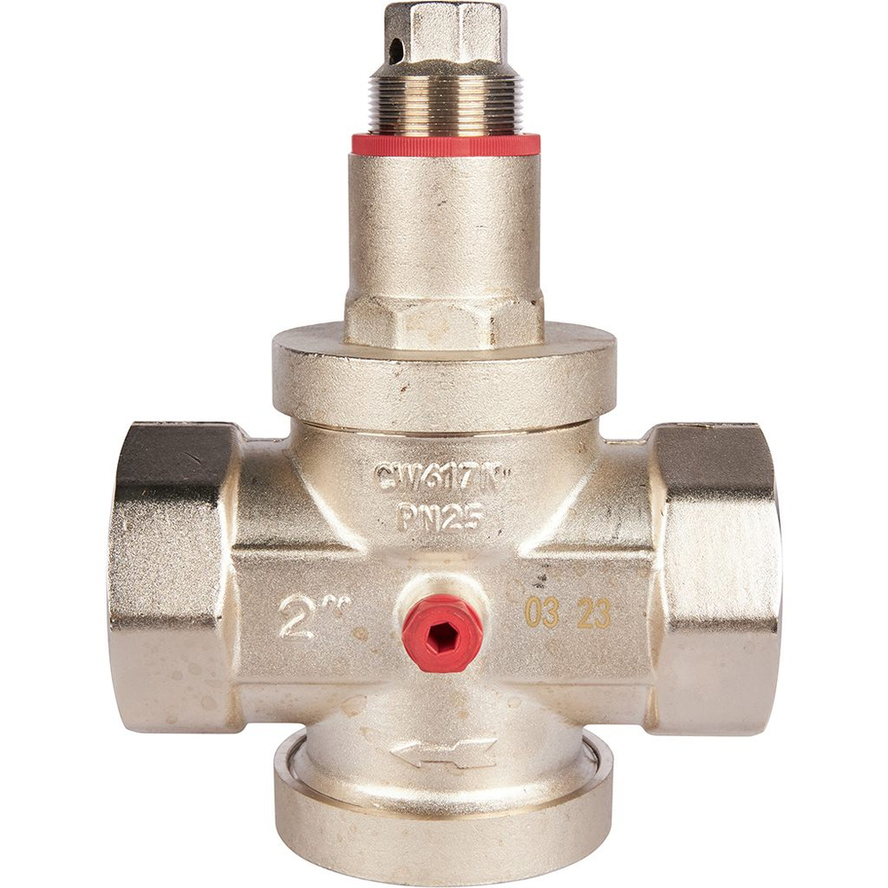 Регулятор давления поршневой ROMMER - 2" (ВР/ВР, PN25, Tmax 100°C, настройка 1-6 бар)