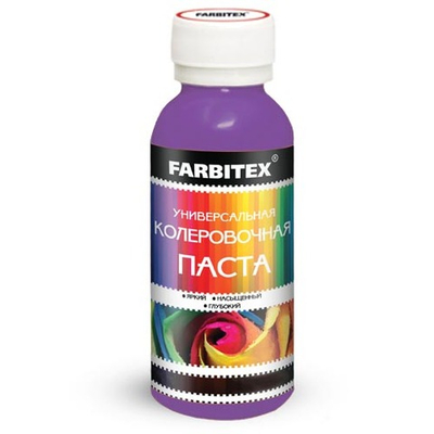 Паста колеровочная универсал. черный (FB07) 0.1 л FARBITEX