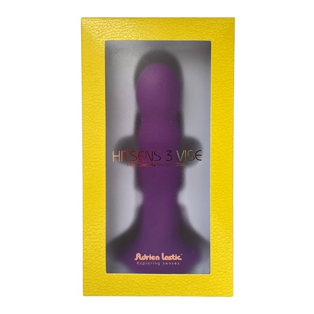 Фиолетовый вибратор 18,2см Adrien Lastic Hitsens 3