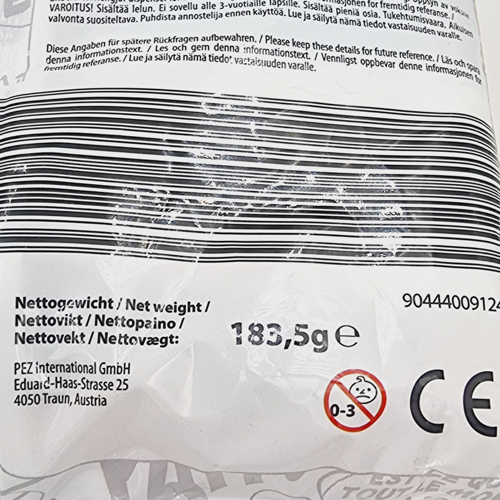 PEZ конфеты фруктовые Макси Микс ASRERIX 183,5 г (Австрия)