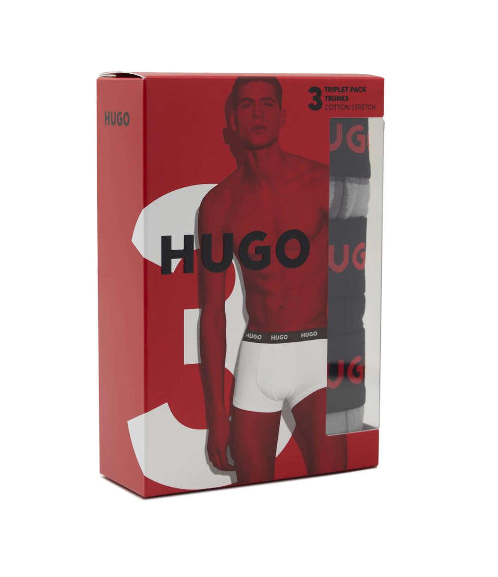 Трусики-боксеры 3шт. Hugo Bodywear - черный(50480170)
