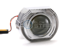 Бленда (маска) для линз 3.0 дюйма, BMW2.0 Led Left (белый+желтый) 2 режима, 1шт