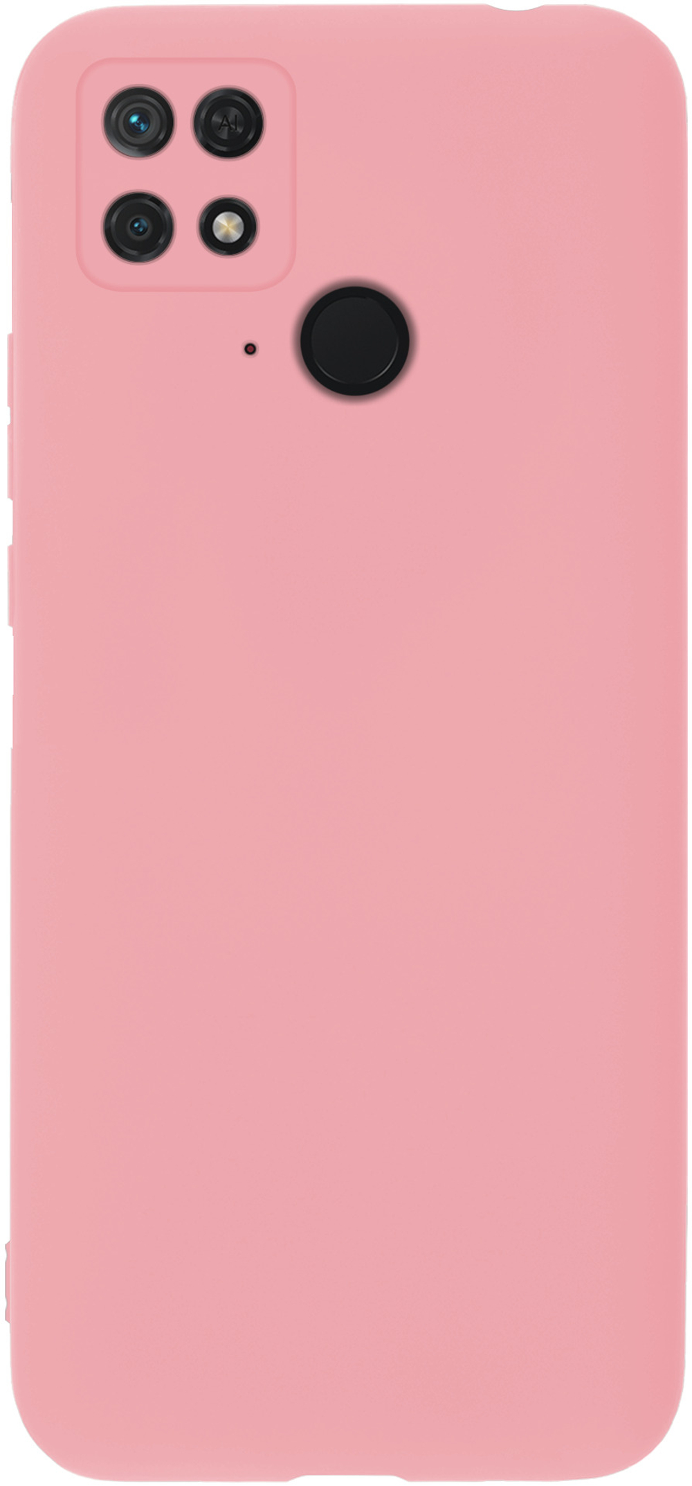 Мягкий Soft Touch чехол из силикона для XIAMI REDMI 10C с бархатной подкладкой