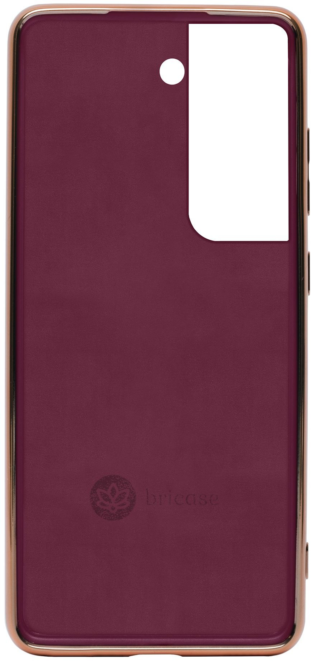Стильный глянцевый чехол для SAMSUNG GALAXY S21 5G (не ULTRA/ FE/ PLUS!) с кольцом-подставкой и бархатной подкладкой