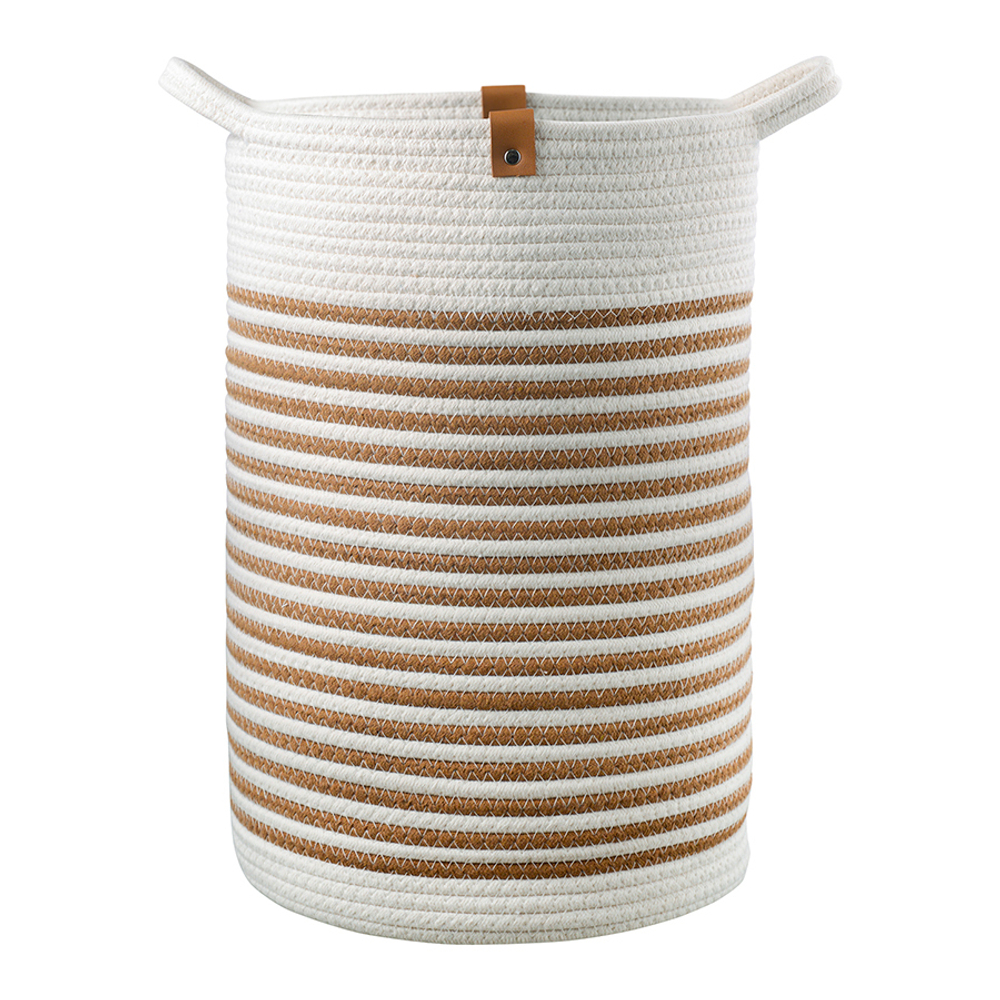 Корзина для хранения Bergenson Bjorn Thea 30х46см бежевая/горчичная