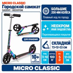Самокат Micro Classic неохром