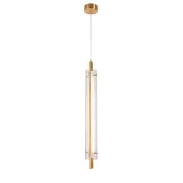 Подвесной светильник 20W 4000K V000175L 11067/B/1P Brass бронза Vitreo Indigo