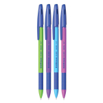 Ручка шариковая 0,7 мм, синяя "Neon Stick&Grip SPRING R-301" (ErichKrause)
