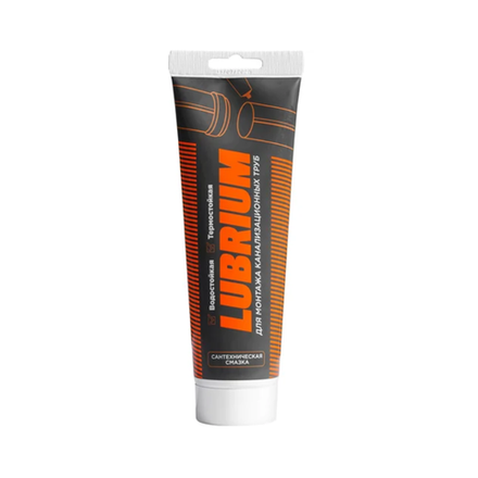 Сантехническая смазка LUBRIUM, тюбик 230 гр, с еврослотом