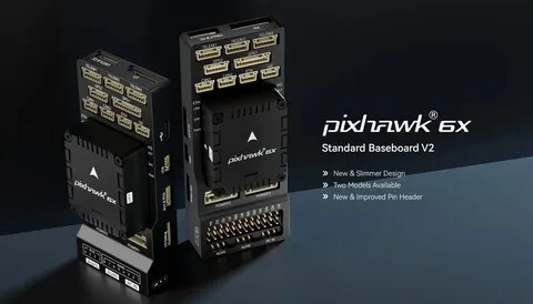 Полётный контроллер Holybro Pixhawk 6X (ICM-45686, Rev v.8) + mini base + PM02D