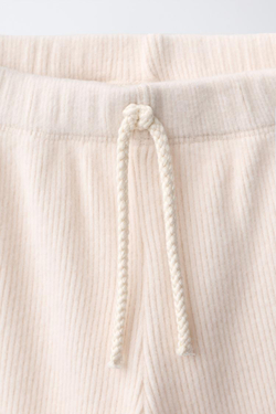 ZARA БРЮКИ-КЮЛОТЫ SOFT TOUCH, ЭКРЮ МЕЛАНЖ