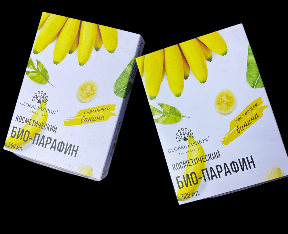 Косметический био-парафин с ароматом банан , 500 мл