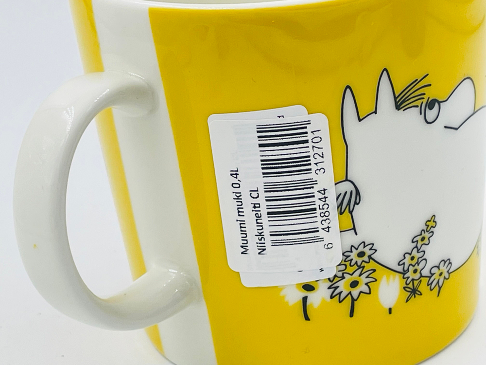 Moomin Кружка Arabia Muumi muki, Niiskuneiti, желтая, 400 мл (Из Финляндии)