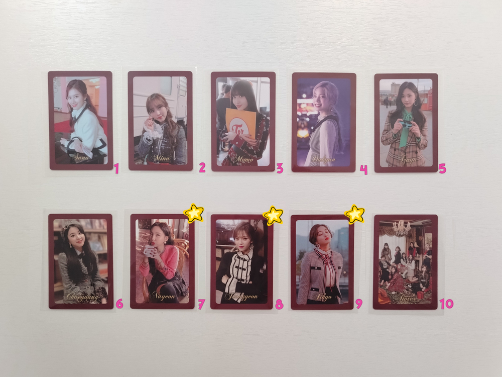 Фотокарты TWICE - The year of Yes (Предзаказные)