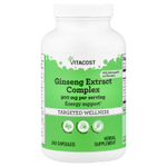 Vitacost, комплекс с экстрактом женьшеня, 240 капсул