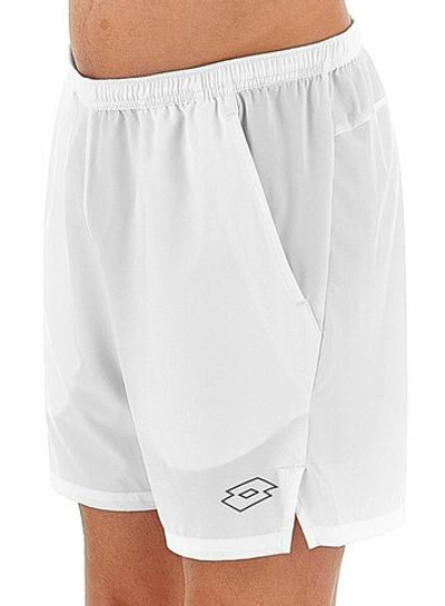 Мужские теннисные шорты Lotto Tech и 7" Short - bright white/all black