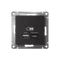 Розетка с USB A+C Systeme Electric AtlasDesign Карбон ATN001029