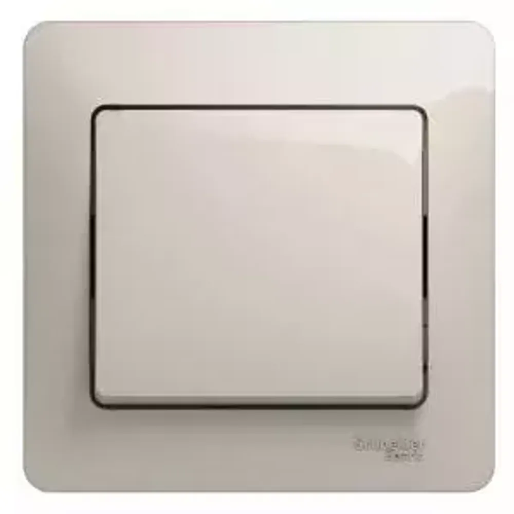 Schneider Electric Glossa Молочный Выключатель 1-клавишный схема 1, 10AX, механизм IP20 скрытая установка 369924