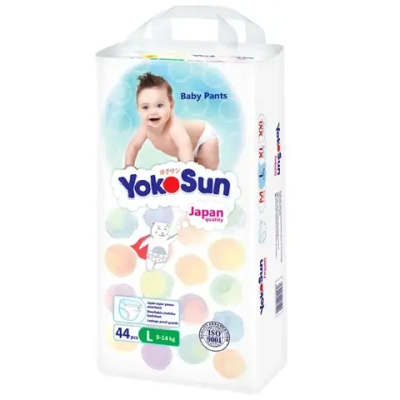 Подгузники-трусики YokoSun L 9-14кг 44шт