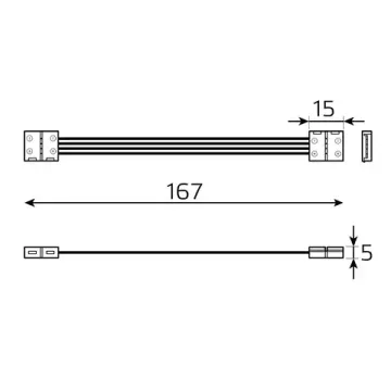 Набор коннекторов для светодиодной ленты RGB 5050 12V 10mm IP20 1/875 BT434 Basic Gauss