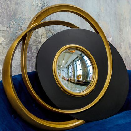 Декоративное настенное зеркало Пеллегрино - Ночь fish-eye Объект мечты