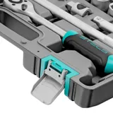 Набор инструментов, 1/2", CrV, пластиковый кейс 31 предмет Stels — фото 6