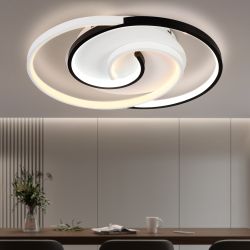 Светильник потолочный светодиодный Rivoli Abby 6101-103 LED 3900К - 4400К 73 Вт модерн с пультом | Интерьерные светодиодные светильники
