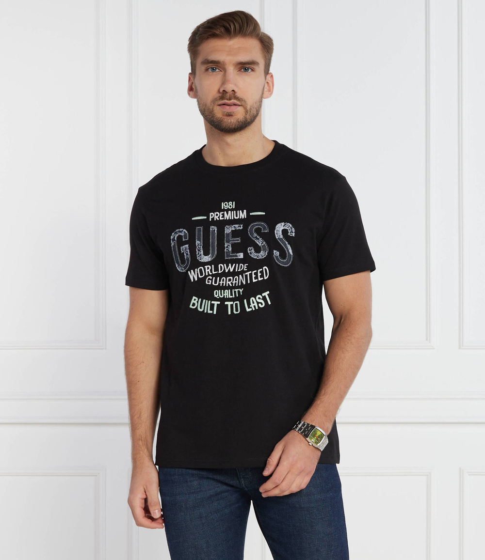 Футболка SS CN GUESS PATCH GUESS - черный(M3BI41 K8FQ4)