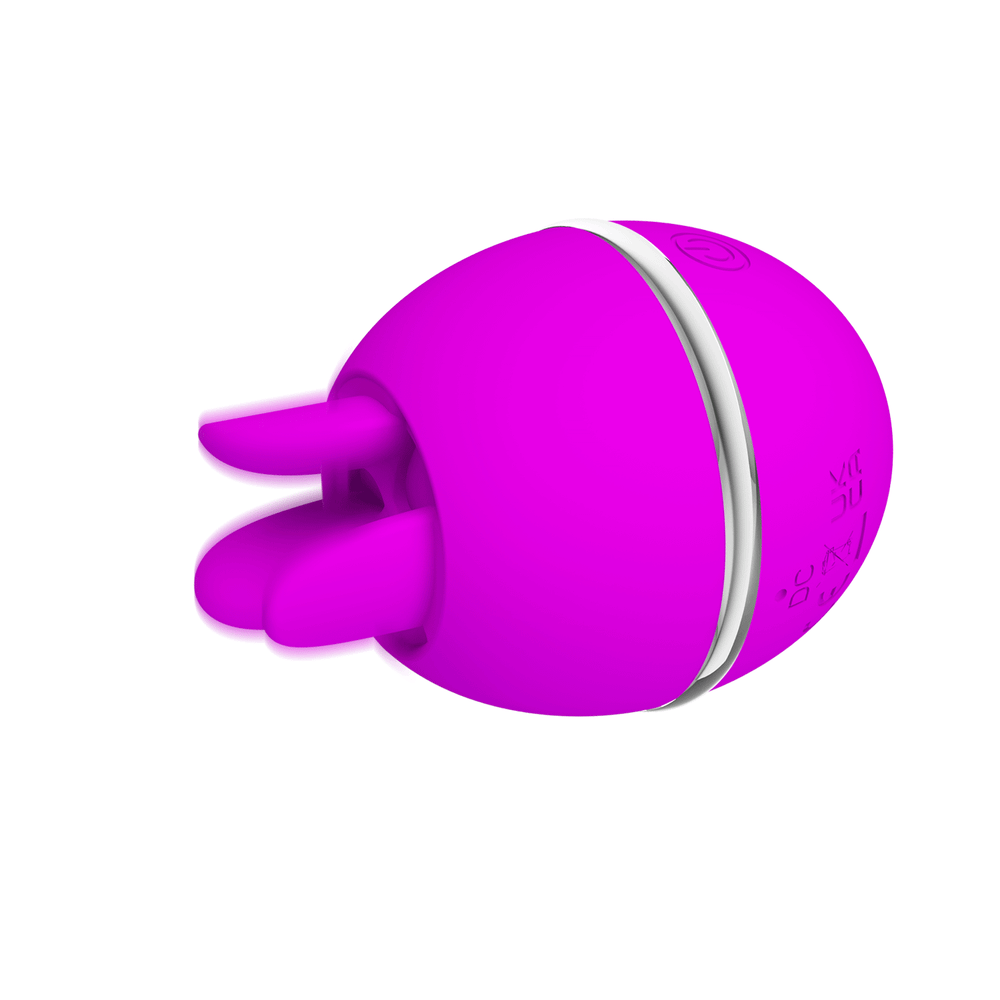 Лиловый двусторонний стимулятор клитора Pretty Love Gemini Ball BI-300001