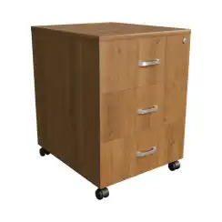 Тумба мобильная с 3-мя ящиками ТФ210, 410х480х570, орех