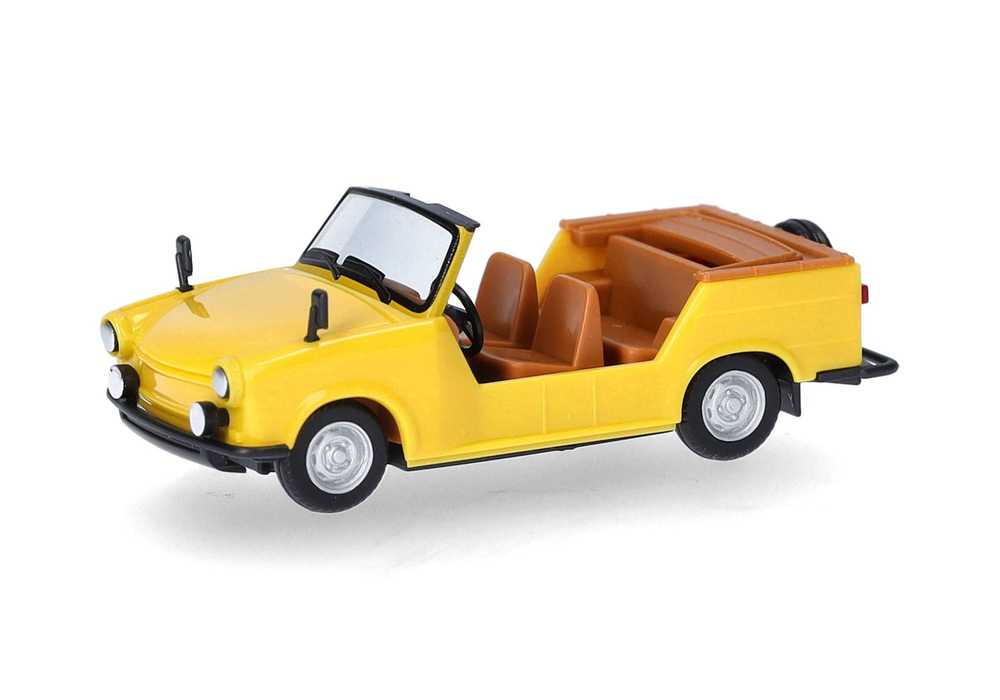 Автомобиль Trabant Kübel, желтый