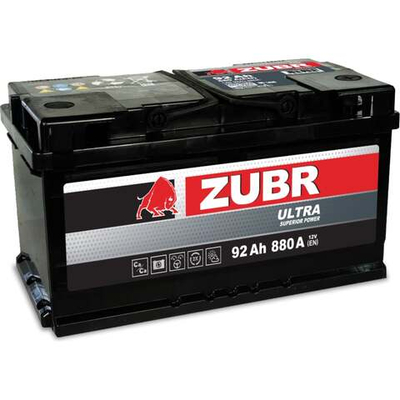 ZUBR Ultra 92Ah R+ (низкий)