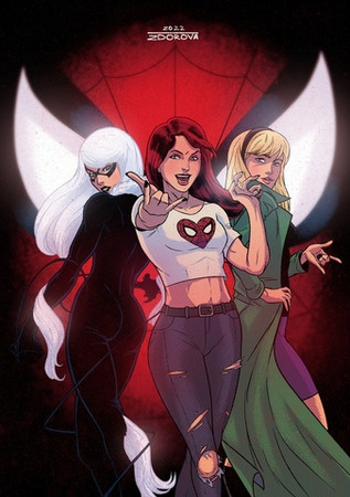 Постер "Spider-Girls"