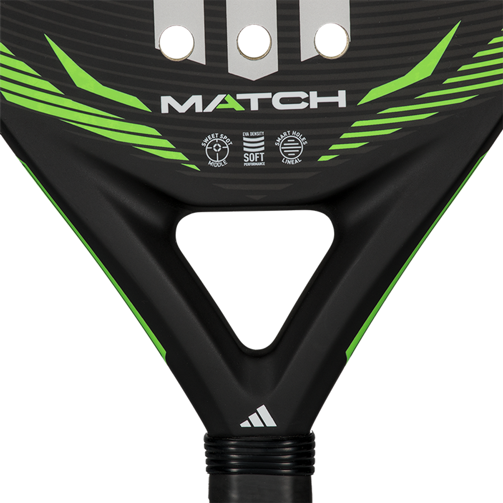 Теннисная ракетка Adidas Match Black/Green 2026