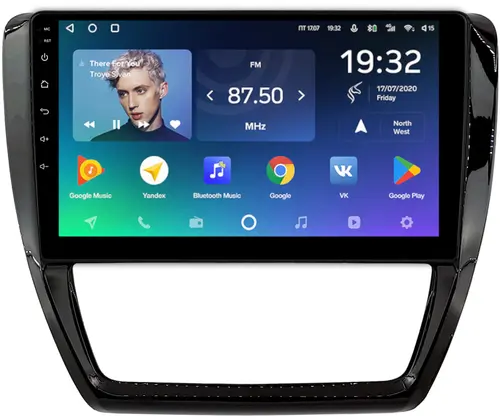 Магнитола Volkswagen Jetta 6 2011-2018 - Teyes CC2 PLUS монитор 10.1" QLED, Android 10, Быстрая, SIM-слот