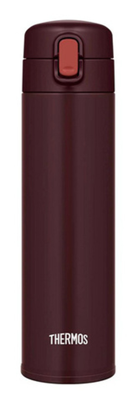 Термокружка Thermos FJM-450 BW (0,45 литра) с трубочкой, коричневая