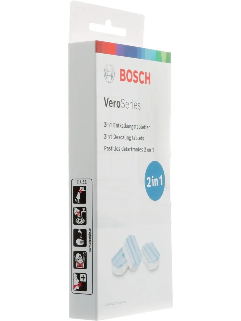 Таблетки от накипи для кофемашин Bosch 3 шт 00312093 (TCZ8002A)