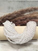 Бусины горный хрусталь АА кубик граненый 4,5 мм, 19 см