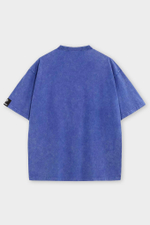 Футболка SHMOT "BLANK" GARMENT DYE Синий
