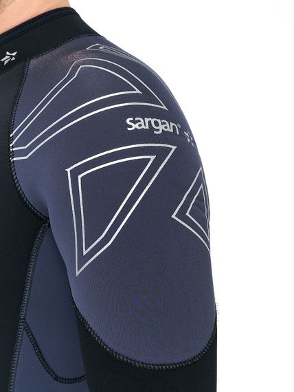 Гидрокостюм Sargan Nero 2.0 Long men 3 мм черно-серый