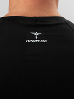 Спортивная футболка DRI FIT реглан TOTEMIC CLO черная