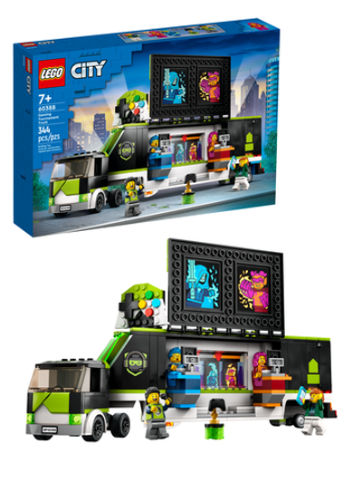 Конструктор Лего Сити Геймерский грузовик для турниров | LEGO City Gaming Tournament Truck 60388, 344 детали (7+)