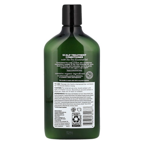 Avalon Organics, кондиционер для ухода за кожей головы, чайное дерево, 325 г (11 жидк. унций)