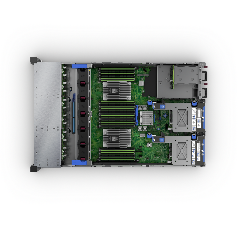 Стоечный сервер - HP Enterprise ProLiant DL385  Gen10 Plus, 2U, 8x 3.5“, 1x EPYC[7262] 8 Cores, 16Gb, P07594-B21