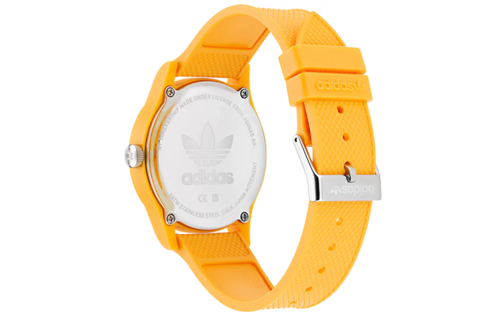 Adidas Originals STREET Wrist Watch Quartz Movement Resin Strap 39 Black Dial Unisex 50m Water Resistant AOST225582I