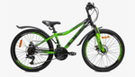 Велосипед 24" Stels Navigator-410 MD  21ск. р.12" Чёрный/зелёный