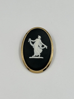 Брошь Wedgwood чёрная