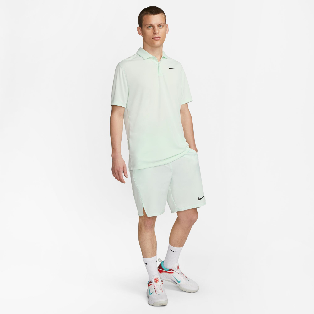 Мужское теннисное поло Nike Dri-Fit Court Solid Polo Men - Mint