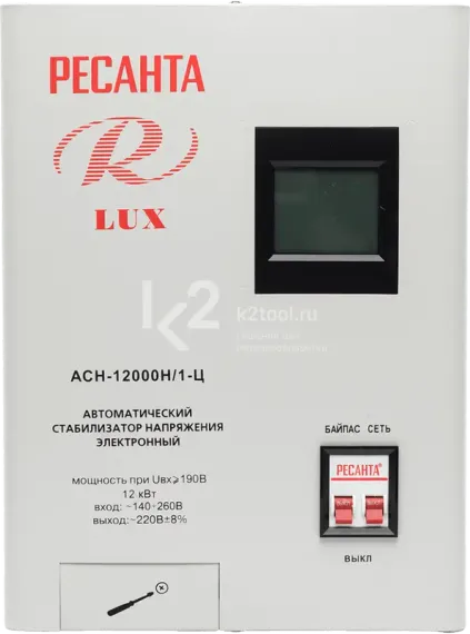 Стабилизатор напряжения Ресанта АСН-12000Н/1-Ц LUX