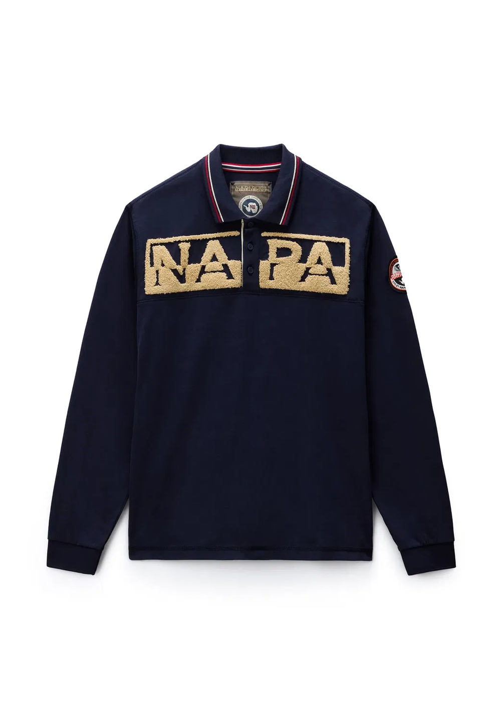 Поло с длинным рукавом мужское NAPAPIJRI E-ARCHIVE POLO LS